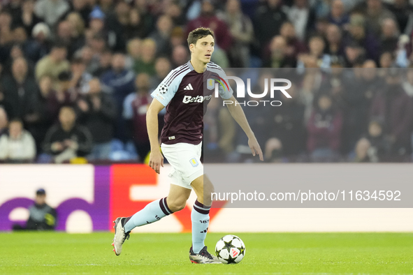 Pau Torres centre-back of Aston Villa and Spain during the UEFA Champions League 2024/25 League Phase MD2 match between Aston Villa FC and F...