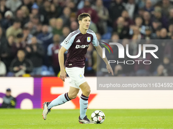 Pau Torres centre-back of Aston Villa and Spain during the UEFA Champions League 2024/25 League Phase MD2 match between Aston Villa FC and F...