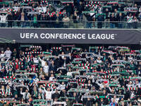 Legia fans during UEFA Conference League match Legia Warsaw vs Real Betis in Warsaw Poland on 3 October 2024. (