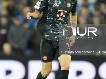 Min-jae Kim centre-back of Bayern Munich and Korea South during the UEFA Champions League 2024/25 League Phase MD2 match between Aston Villa...