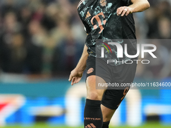 Harry Kane centre-forward of Bayern Munich and England during the UEFA Champions League 2024/25 League Phase MD2 match between Aston Villa F...