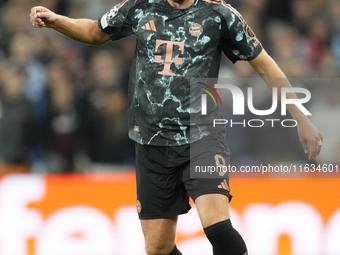 Harry Kane centre-forward of Bayern Munich and England during the UEFA Champions League 2024/25 League Phase MD2 match between Aston Villa F...