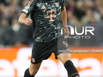 Harry Kane centre-forward of Bayern Munich and England during the UEFA Champions League 2024/25 League Phase MD2 match between Aston Villa F...