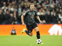 Harry Kane centre-forward of Bayern Munich and England during the UEFA Champions League 2024/25 League Phase MD2 match between Aston Villa F...