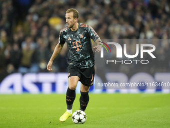 Harry Kane centre-forward of Bayern Munich and England during the UEFA Champions League 2024/25 League Phase MD2 match between Aston Villa F...