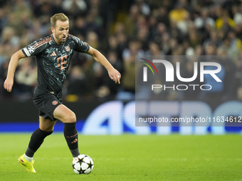 Harry Kane centre-forward of Bayern Munich and England during the UEFA Champions League 2024/25 League Phase MD2 match between Aston Villa F...