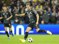 Harry Kane centre-forward of Bayern Munich and England during the UEFA Champions League 2024/25 League Phase MD2 match between Aston Villa F...