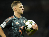 Joshua Kimmich central midfield of Bayern Munich and Germany during the UEFA Champions League 2024/25 League Phase MD2 match between Aston V...