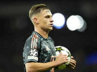 Joshua Kimmich central midfield of Bayern Munich and Germany during the UEFA Champions League 2024/25 League Phase MD2 match between Aston V...