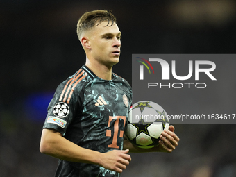 Joshua Kimmich central midfield of Bayern Munich and Germany during the UEFA Champions League 2024/25 League Phase MD2 match between Aston V...