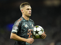 Joshua Kimmich central midfield of Bayern Munich and Germany during the UEFA Champions League 2024/25 League Phase MD2 match between Aston V...