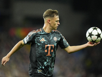 Joshua Kimmich central midfield of Bayern Munich and Germany during the UEFA Champions League 2024/25 League Phase MD2 match between Aston V...