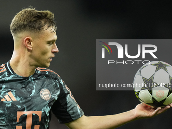 Joshua Kimmich central midfield of Bayern Munich and Germany during the UEFA Champions League 2024/25 League Phase MD2 match between Aston V...