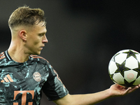 Joshua Kimmich central midfield of Bayern Munich and Germany during the UEFA Champions League 2024/25 League Phase MD2 match between Aston V...