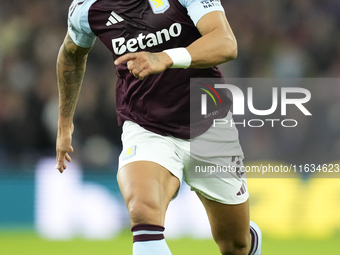 Diego Carlos centre-back of Aston Villa and Brazil during the UEFA Champions League 2024/25 League Phase MD2 match between Aston Villa FC an...