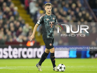 Joshua Kimmich central midfield of Bayern Munich and Germany during the UEFA Champions League 2024/25 League Phase MD2 match between Aston V...