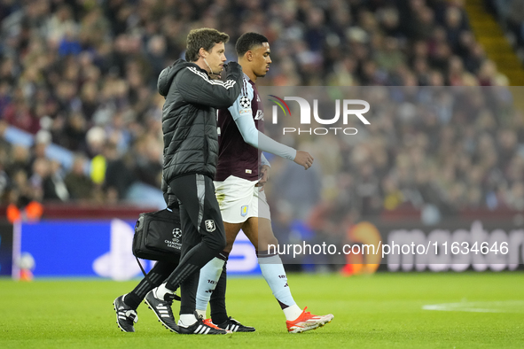 Jacob Ramsey attacking midfield of Aston Villa and England replace injured during the UEFA Champions League 2024/25 League Phase MD2 match b...