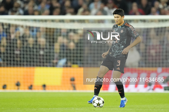 Min-jae Kim centre-back of Bayern Munich and Korea South during the UEFA Champions League 2024/25 League Phase MD2 match between Aston Villa...