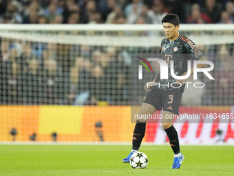 Min-jae Kim centre-back of Bayern Munich and Korea South during the UEFA Champions League 2024/25 League Phase MD2 match between Aston Villa...