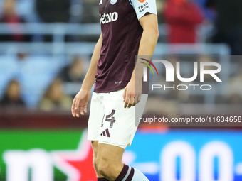 Pau Torres centre-back of Aston Villa and Spain during the UEFA Champions League 2024/25 League Phase MD2 match between Aston Villa FC and F...