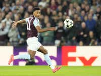 Ollie Watkins centre-forward of Aston Villa and England during the UEFA Champions League 2024/25 League Phase MD2 match between Aston Villa...