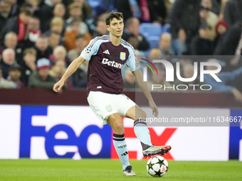 Pau Torres centre-back of Aston Villa and Spain during the UEFA Champions League 2024/25 League Phase MD2 match between Aston Villa FC and F...