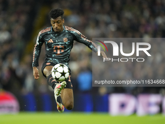 Kingsley Coman left winger of Bayern Munich and France during the UEFA Champions League 2024/25 League Phase MD2 match between Aston Villa F...