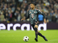 Michael Olise right winger of Bayern Munich and France during the UEFA Champions League 2024/25 League Phase MD2 match between Aston Villa F...