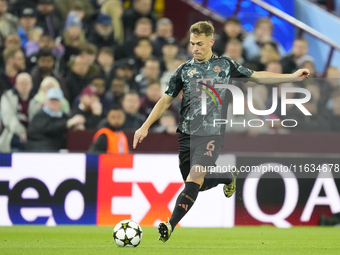 Joshua Kimmich central midfield of Bayern Munich and Germany during the UEFA Champions League 2024/25 League Phase MD2 match between Aston V...