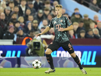 Joshua Kimmich central midfield of Bayern Munich and Germany during the UEFA Champions League 2024/25 League Phase MD2 match between Aston V...