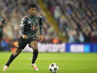 Kingsley Coman left winger of Bayern Munich and France during the UEFA Champions League 2024/25 League Phase MD2 match between Aston Villa F...