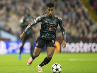 Kingsley Coman left winger of Bayern Munich and France during the UEFA Champions League 2024/25 League Phase MD2 match between Aston Villa F...