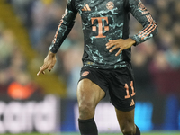 Kingsley Coman left winger of Bayern Munich and France during the UEFA Champions League 2024/25 League Phase MD2 match between Aston Villa F...