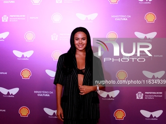 Actress Bela Campos attends the pre-premiere of the film Emilia Peres during the Rio Festival 2024 in Rio de Janeiro, Brazil, on October 3,...