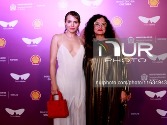 Actress Leticia Colin attends the pre-premiere of the film Emilia Peres during the Rio Festival 2024 in Rio de Janeiro, Brazil, on October 3...