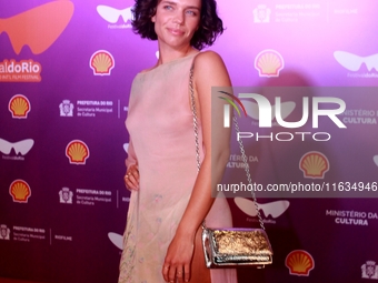 Actress Bruna Linzmeyer attends the pre-premiere of the film Emilia Peres during the Rio 2024 Festival in Rio de Janeiro, Brazil, on October...