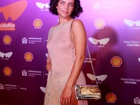 Actress Bruna Linzmeyer attends the pre-premiere of the film Emilia Peres during the Rio 2024 Festival in Rio de Janeiro, Brazil, on October...