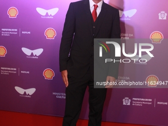 Actor Juan Paiva attends the pre-premiere of the film Emilia Peres during the Rio 2024 Festival in Rio de Janeiro, Brazil, on October 3, 202...