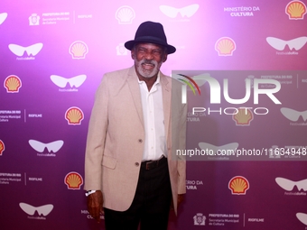 Actor Antonio Pitanga attends the pre-premiere of the film Emilia Peres during the Rio 2024 Festival in Rio de Janeiro, Brazil, on October 3...