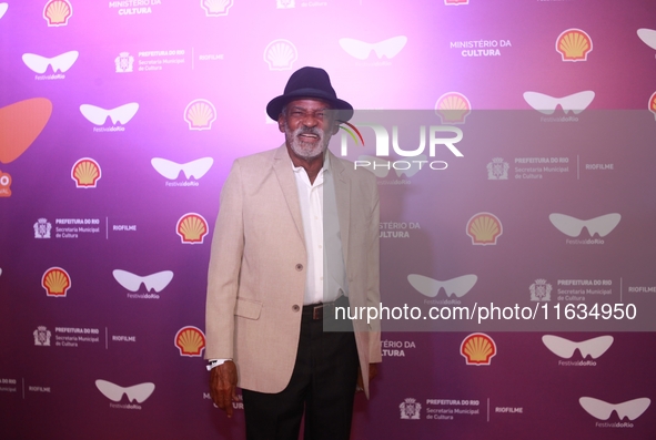 Actor Antonio Pitanga attends the pre-premiere of the film Emilia Peres during the Rio 2024 Festival in Rio de Janeiro, Brazil, on October 3...