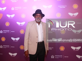 Actor Antonio Pitanga attends the pre-premiere of the film Emilia Peres during the Rio 2024 Festival in Rio de Janeiro, Brazil, on October 3...