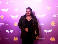 Minister of Culture Margareth Menezes attends the pre-premiere of the film Emilia Peres during the Rio 2024 Festival in Rio de Janeiro, Braz...