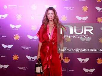 Actress Juliana Didone attends the pre-premiere of the film Emilia Peres during the Rio 2024 Festival in Rio de Janeiro, Brazil, on October...