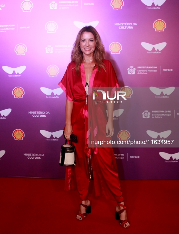 Actress Juliana Didone attends the pre-premiere of the film Emilia Peres during the Rio 2024 Festival in Rio de Janeiro, Brazil, on October...