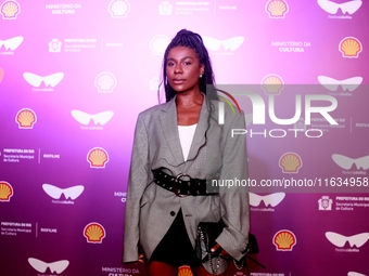 TV stars are present during the pre-premiere of the film Emilia Peres, held during the Rio 2024 Festival, in Rio de Janeiro, Brazil, on Octo...