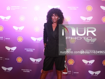 Actress Paty de Jesus attends the pre-premiere of the film Emilia Peres during the Rio Festival 2024 in Rio de Janeiro, Brazil, on October 3...