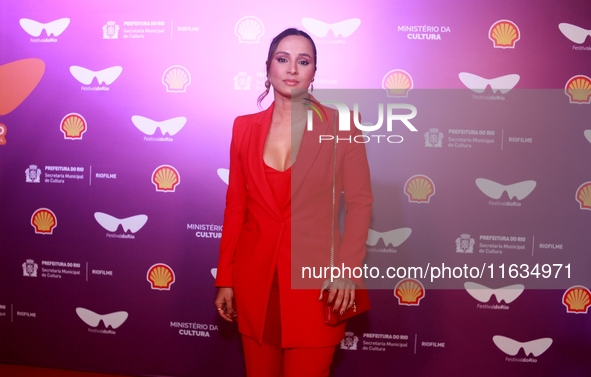 TV stars are present during the pre-premiere of the film Emilia Peres, held during the Rio 2024 Festival, in Rio de Janeiro, Brazil, on Octo...