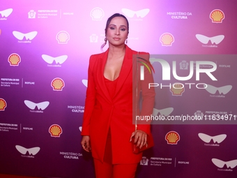 TV stars are present during the pre-premiere of the film Emilia Peres, held during the Rio 2024 Festival, in Rio de Janeiro, Brazil, on Octo...