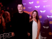 Actor Antonio Calloni attends the pre-premiere of the film Emilia Peres during the Rio 2024 Festival in Rio de Janeiro, Brazil, on October 3...