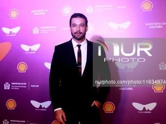 Actor Sergio Marone attends the pre-premiere of the film Emilia Peres during the Rio 2024 Festival in Rio de Janeiro, Brazil, on October 3,...